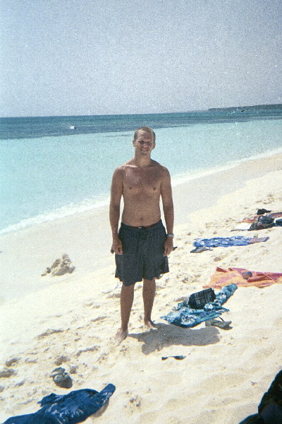 Posing at Playa Aquilla in Barhona
