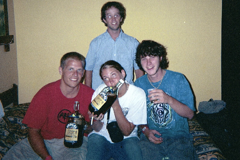 Ben with Brugal and friends