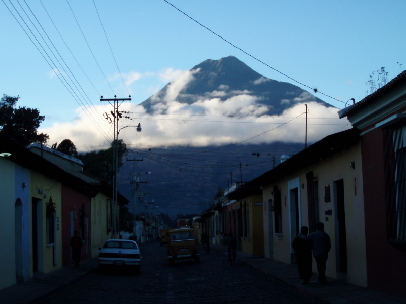 Sunrise, Antigua, Guatemala, January 12, 2006