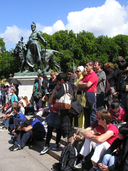 Victoria Monument, Buckingham Palace, July 27, 2007