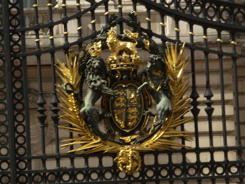 Gate Detail, Buckingham Palace, July 27, 2007