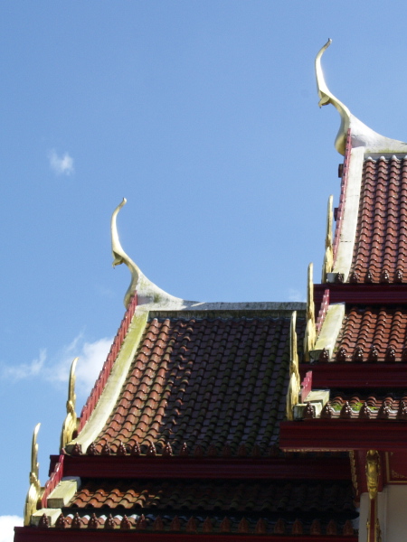 Detail, Buddhapadipa Thai Temple, Wimbledon, July 29, 2007