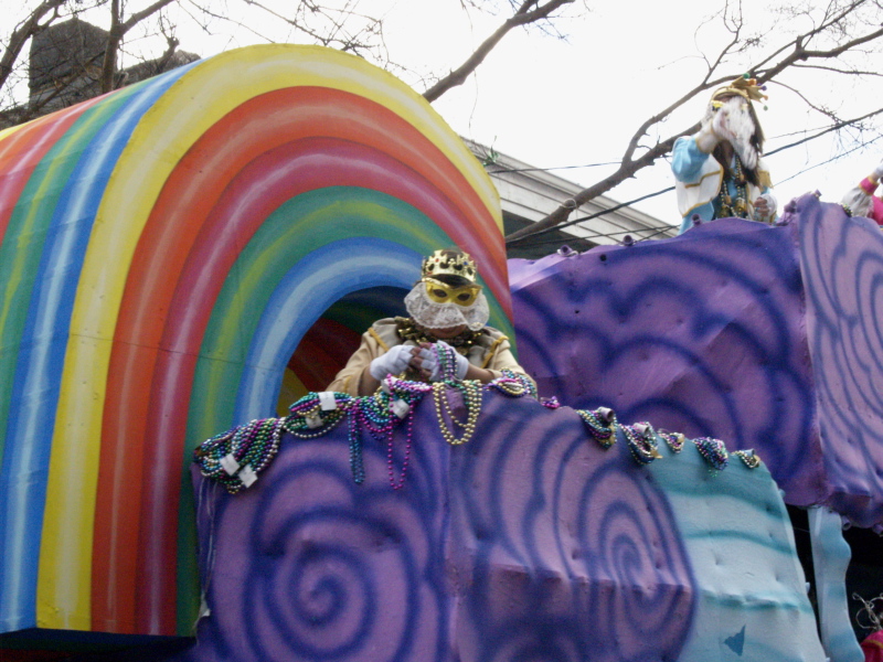 Mardi Gras, New Orleans, February 2, 2008 -- Krewe of Iris