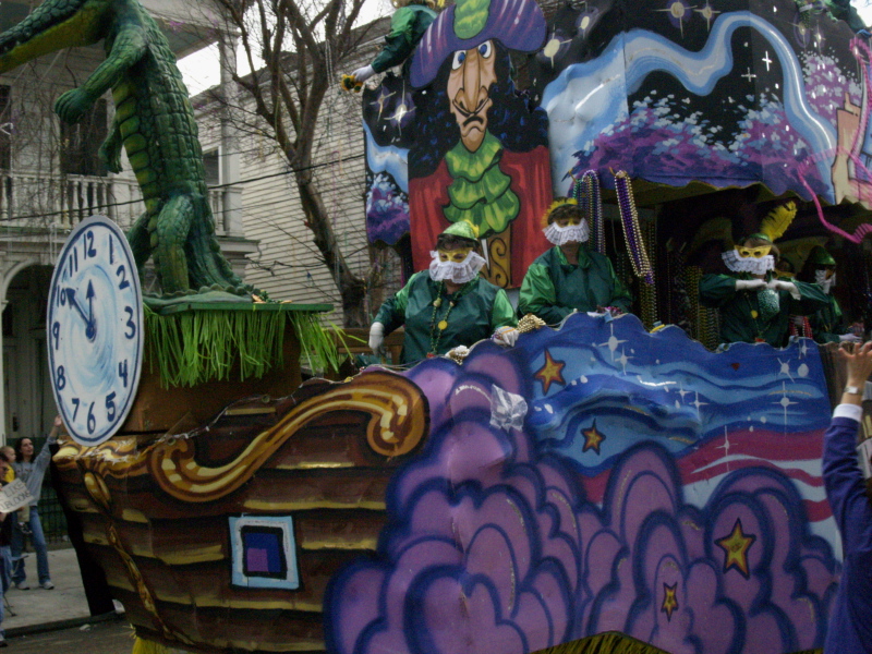 Mardi Gras, New Orleans, February 2, 2008 -- Krewe of Iris Peter Pan