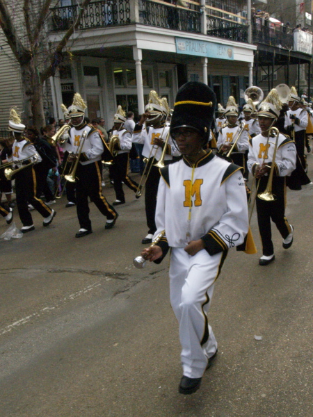 Mardi Gras, New Orleans, February 2, 2008 -- Eleanor McMan Drum Major