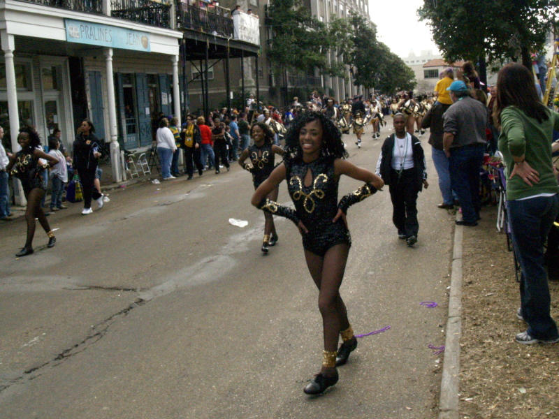 Mardi Gras, New Orleans, February 2, 2008 -- Eleanor McMan Wiggle Girls