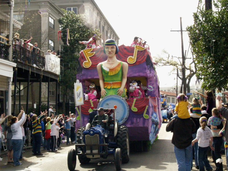 Mardi Gras, New Orleans, February 2, 2008 -- Krewe of Iris Chicago
