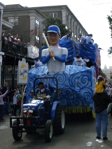 Mardi Gras, New Orleans, February 2, 2008 -- Krewe of Iris Damn Yankees