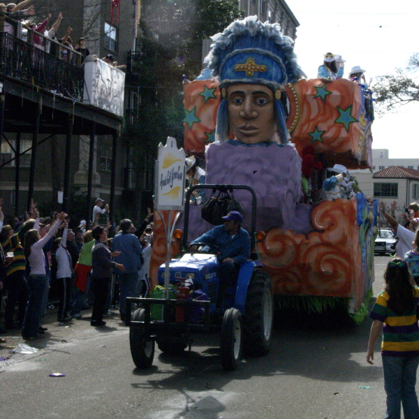 Mardi Gras, New Orleans, February 2, 2008 -- Krewe of Iris