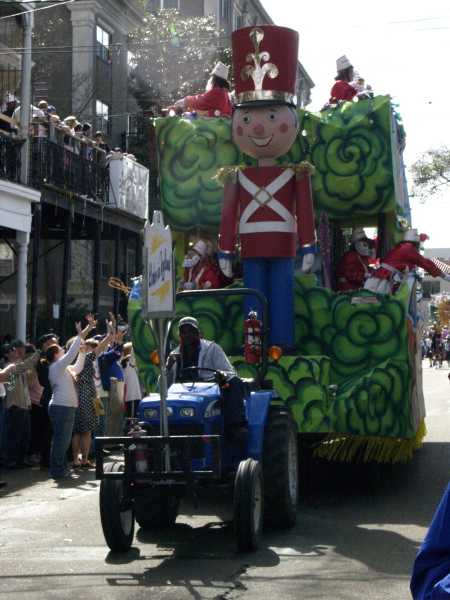 Mardi Gras, New Orleans, February 2, 2008 -- Krewe of Iris Babes in Toyland