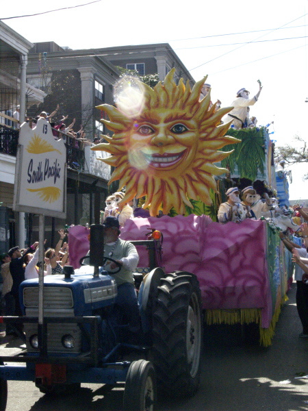 Mardi Gras, New Orleans, February 2, 2008 -- Krewe of Iris South Pacific