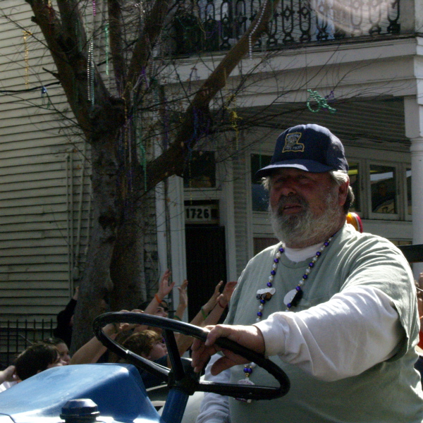 Mardi Gras, New Orleans, February 2, 2008 -- Krewe of Iris South Pacific Driver