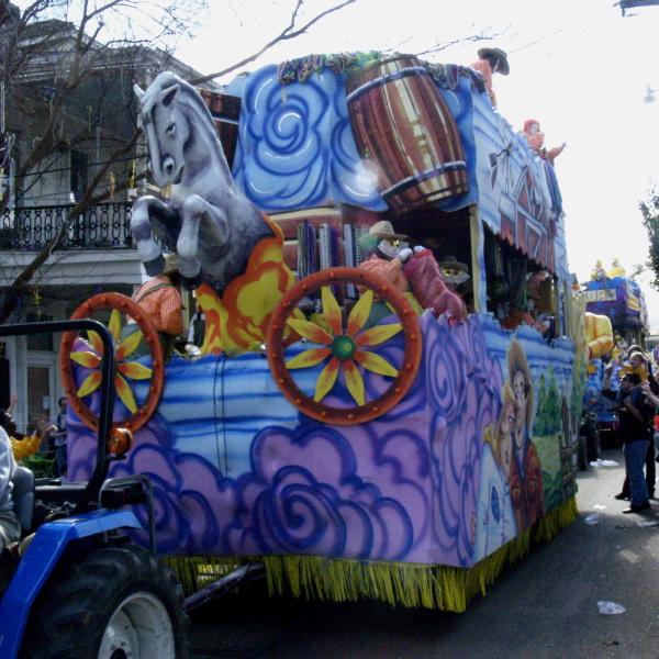 Mardi Gras, New Orleans, February 2, 2008 -- Krewe of Iris Oklahoma