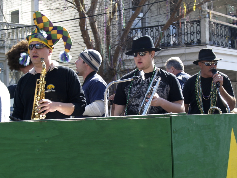 Mardi Gras, New Orleans, February 2, 2008 -- Bougalee Rebels