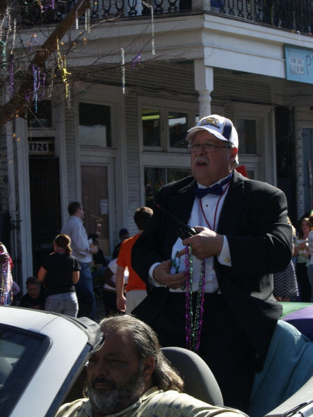 Mardi Gras, New Orleans, February 2, 2008 -- Krewe of Tucks Marshal