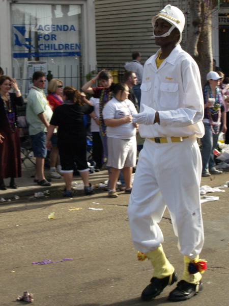 02/02/08 -- Krewe of Tucks Drum Major