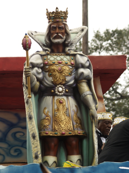 Mardi Gras, New Orleans, February 5, 2008 -- Zulu Social Aid & Pleasure Club Forest Kings