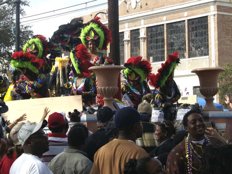 Mardi Gras, New Orleans, February 5, 2008 -- Zulu Social Aid & Pleasure Club Riders