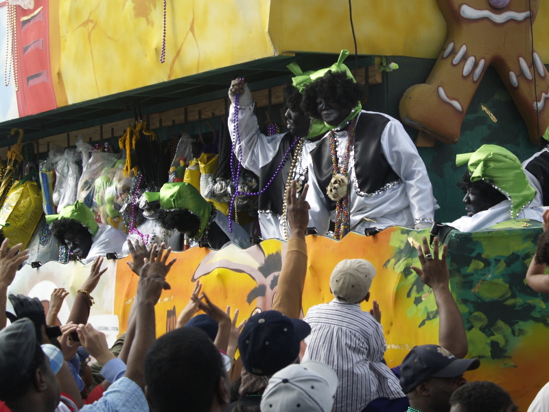 Mardi Gras, New Orleans, February 5, 2008 -- Zulu Social Aid & Pleasure Club Riders