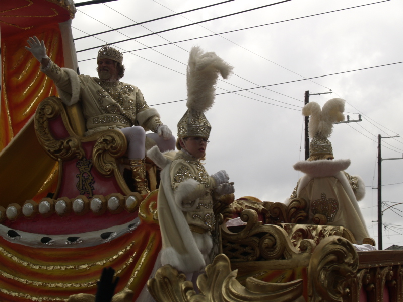 Mardi Gras, New Orleans, February 5, 2008 -- Krewe of Rex Rex