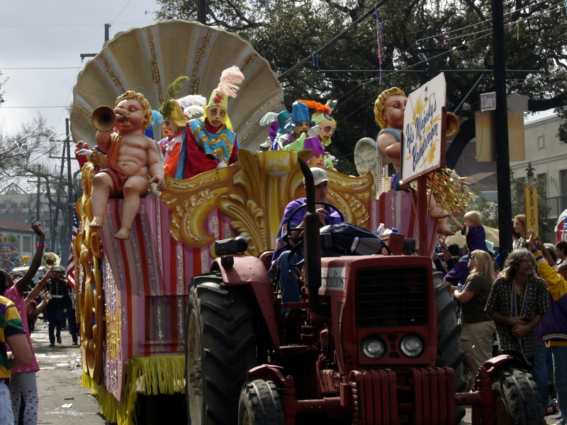 Mardi Gras, New Orleans, February 5, 2008 -- Krewe of Rex His Majesty's Bandwagon