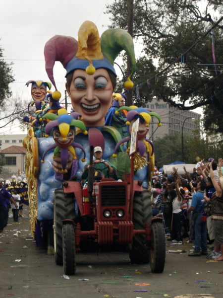 Mardi Gras, New Orleans, February 5, 2008 -- Krewe of Rex Jesters