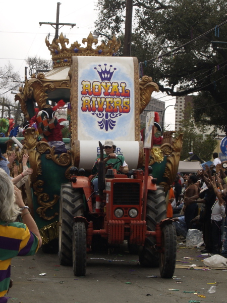 Mardi Gras, New Orleans, February 5, 2008 -- Krewe of Rex Royal Rivers