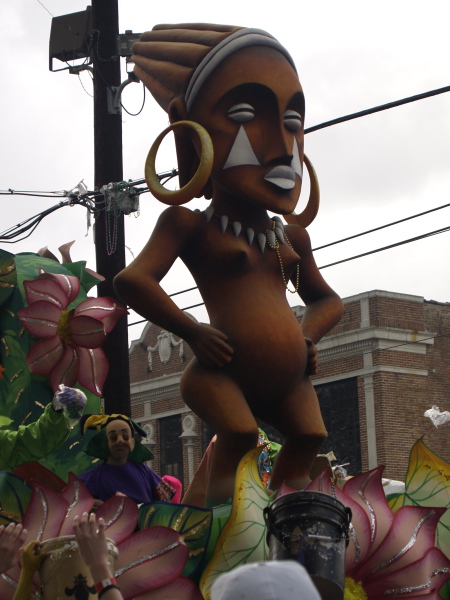 Mardi Gras, New Orleans, February 5, 2008 -- Krewe of Rex Niger